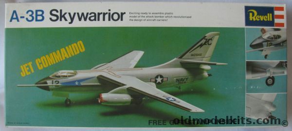 Revell 1/84 A-3B Skywarrior Jet Commando Issue, H256-130 plastic model kit